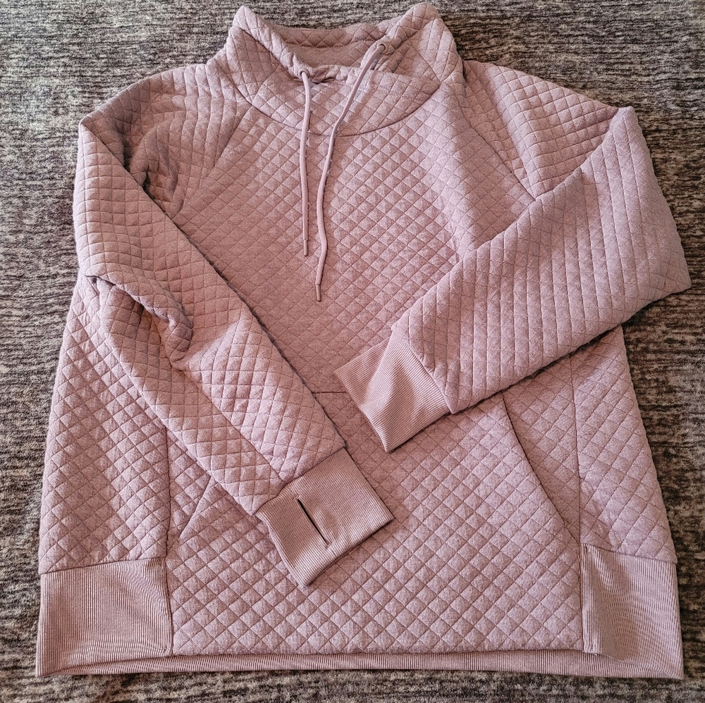 BNWOT Purple Quilted Sweater - XL